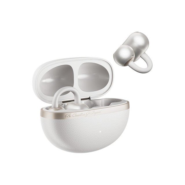 QCY Crossky C50 White (CT06) Open Ear Earclip, BT 6.0, IPX5 waterproof, 35h