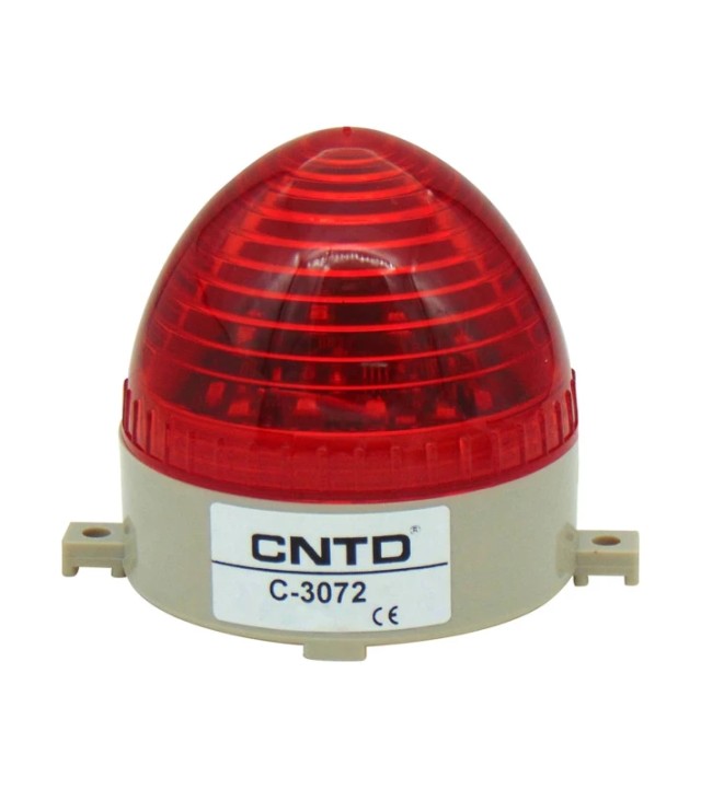 ΦΑΡΟΣ LED STROBE 12VDC 85X75mm ΚΟΚΚΙΝΟΣ C-3072 CNTD 03.024.0033