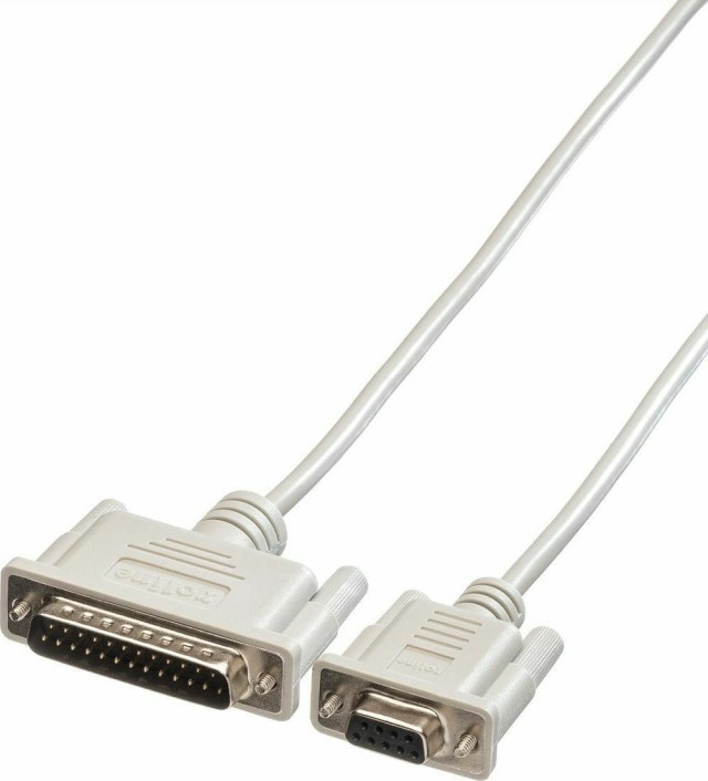 Roline Cable RS232 25-pin male to RS232 9-pin male 1.8m