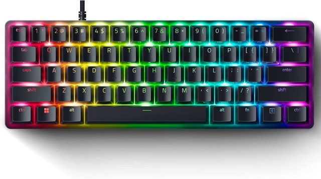 RAZER HUNTSMAN MINI ANALOG (1.28.80.11.126) 60% OPTO MECHANICAL GAMING KEYBOARD ANALOG SWITCH – US LAYOUT