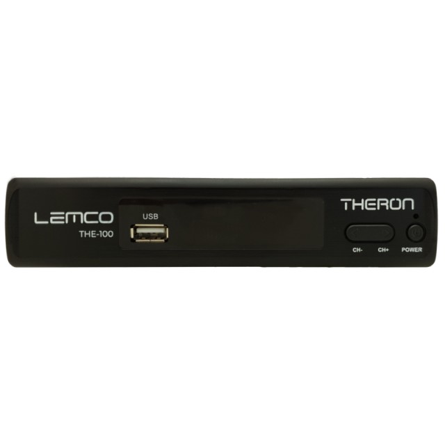 Ricevitore digitale Lemco Theron THE-100 Mpeg-4 Full HD (1080p) con funzione PVR (registrazione su USB) Connessioni HDMI/USB