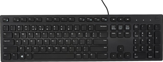 Dell Πληκτρολόγιο Ενσύρματο KB216 Multimedia Qwerty GR Black