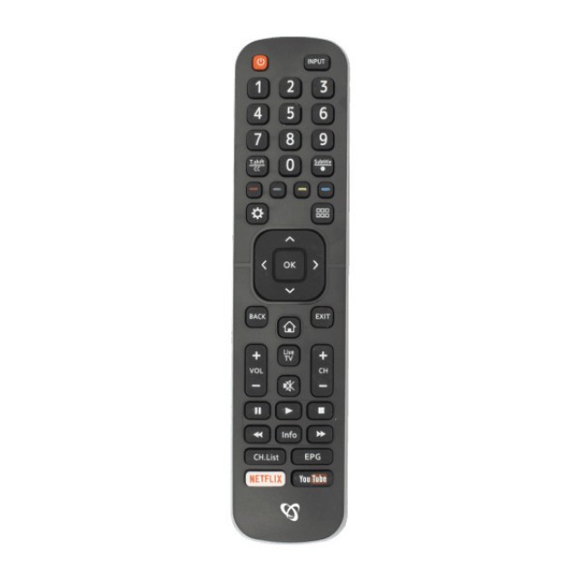 Sbox Compatible Remote Control RC-01405-HISENSE for Hisense TVs