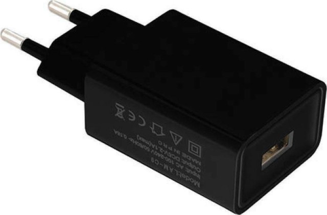 Lamtech Φορτιστής Χωρίς Καλώδιο με Θύρα USB-A Μαύρος (LAM022155)