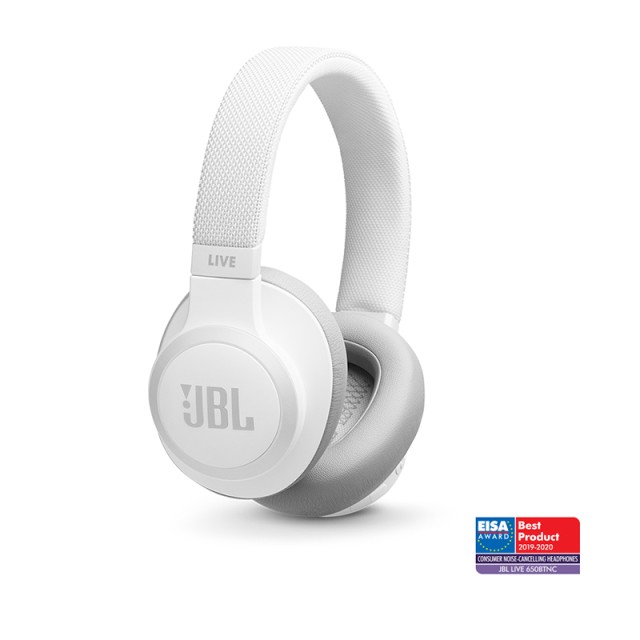 JBL Live 650BTNC Ασύρματο Ακουστικό White