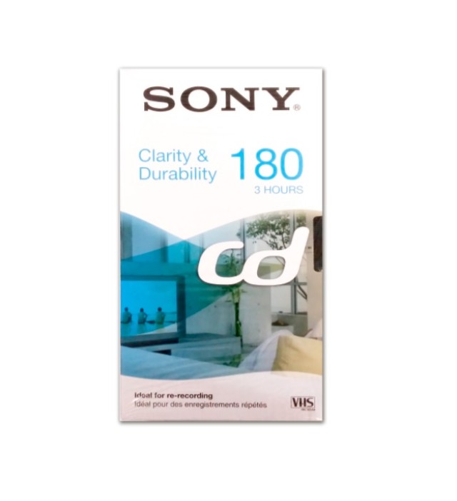 SONY E-180CDG VHS Video Recording Cassette 180min PAL / SECAM