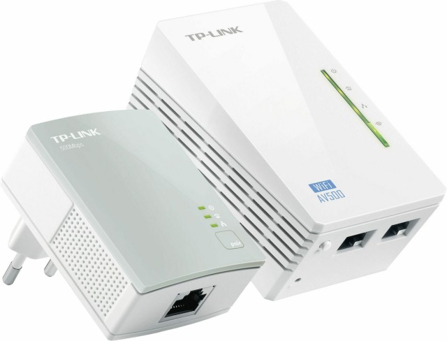 TP-LINK Wi-Fi AV600 Powerline Extender Kit TL-WPA4220, 300Mbps, Ver. 4.0