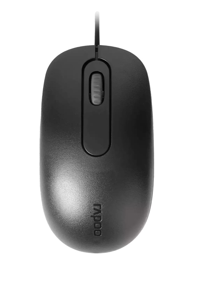 Rapoo N200 Ενσύρματο Ποντίκι- Black