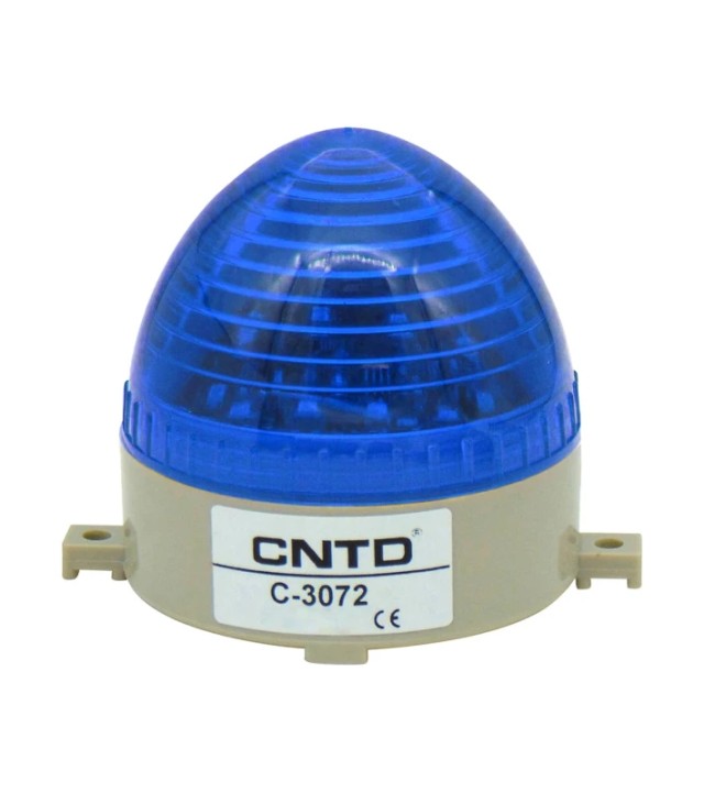 ΦΑΡΟΣ LED STROBE 12VDC 85X75mm ΜΠΛΕ C-3072 CNTD  03.024.0034