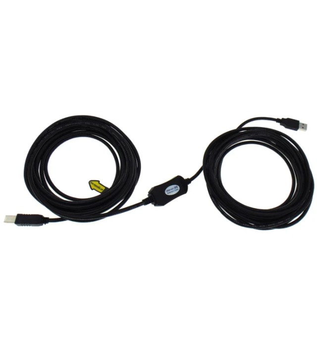 ΚΑΛΩΔΙΟ USB 2.0 A/M B/M 10m ΔΕΔΟΜΕΝΩΝ ΜΕ ΕΝΙΣΧΥΤΗ ΜΑΥΡΟ BAG PLY