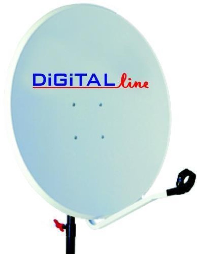 Antena parabólica de línea digital de 80 cm