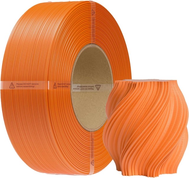 Creality CR-PETG Orange - No Reel 3D Printer Filament, Hard Glossy, Tensile 49MPA, 1 kg Spool1.77