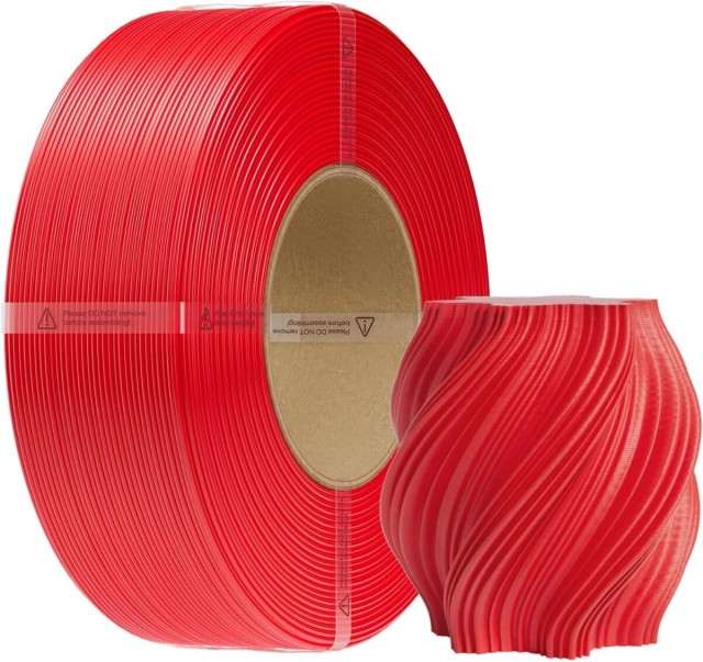 Creality CR-PETG Red - No Reel 3D Printer Filament, Hard Glossy, Tensile 49MPA, 1 kg Spool1.83