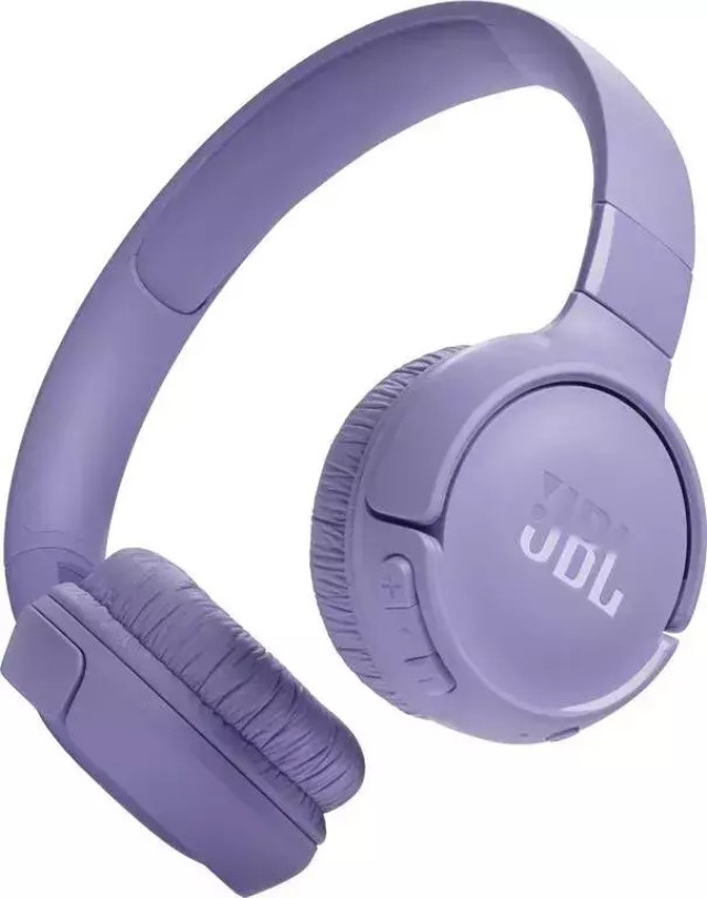 JBL Tune 520BT Pure Bass Wireless Headphones - Purple