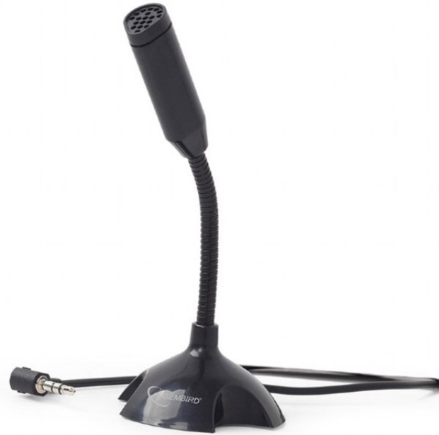 Micrófono para computadora Gembird MIC-D-02 con perno de 3.5 mm