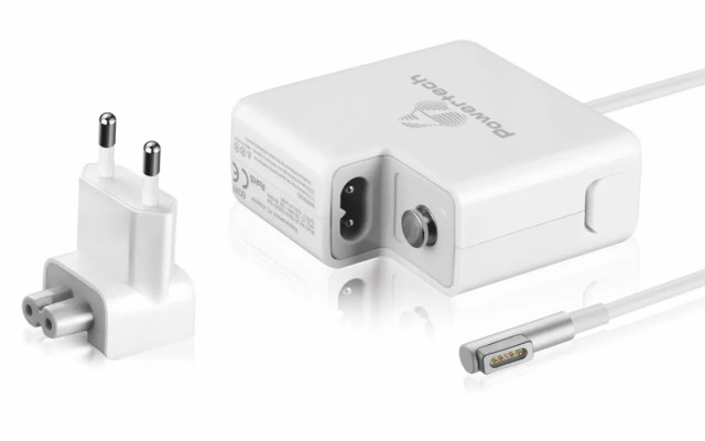 POWERTECH φορτιστής laptop PT-288 για Apple, 60W, 16.5V/3.65A, λευκός