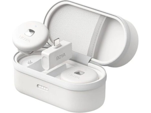 BOYA Omic-U White 2,4GHz Dual Channel Wireless Microphone For Android USB-C