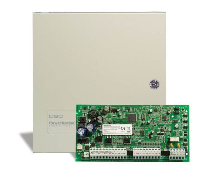 DSC POWERSERIES PC1616NKE Panel de alarma híbrido 6 a 16 zonas cableadas