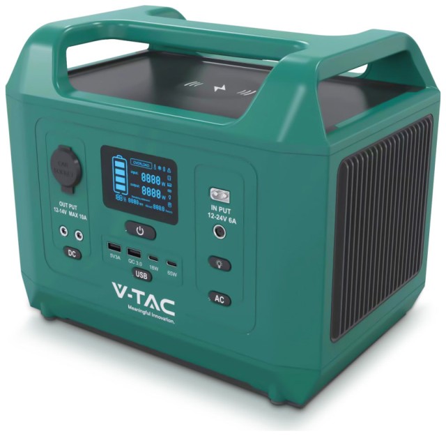 V-TAC Portable Rechargeable Power Station 600W 11626