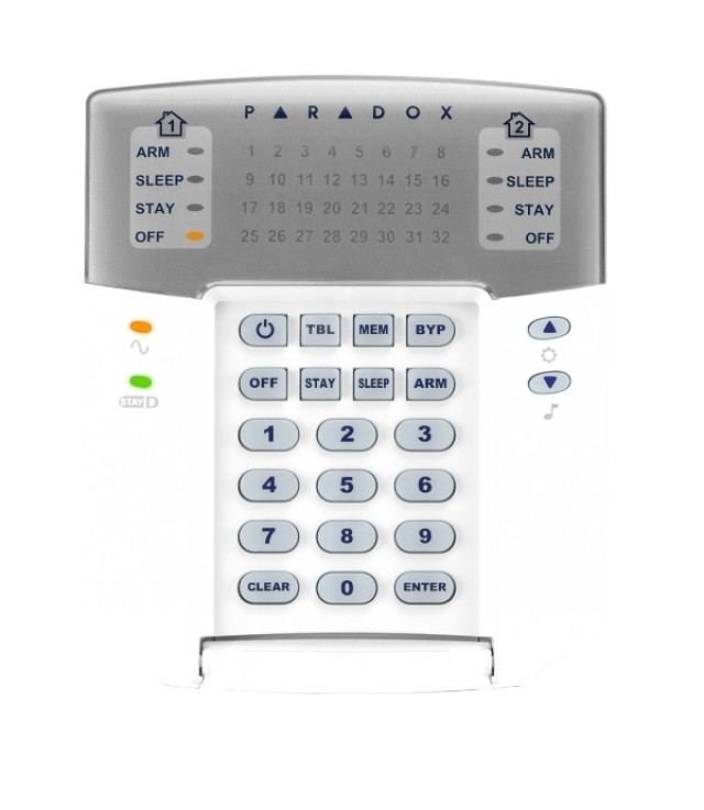 Paradox K32+ LED Πληκτρολόγιο 32 ζωνών