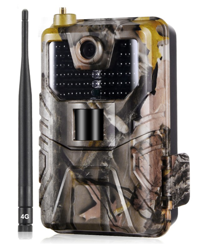 Fotocamera SUNTEK HC-900PRO per cacciatori, PIR, 4G (SIM), 30MP, 4K, IP66