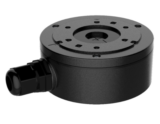 HIKVISION DS-1280ZJ-XS Schwarzer Metallsockel – Anschlussdose für Dome- und Bullet-Kameras