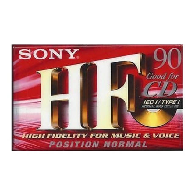 Cassetta Sony HF 90