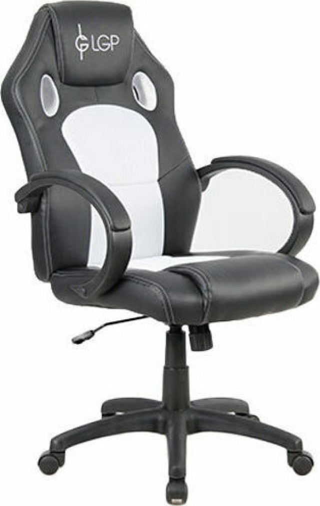 Lamtech LGP Kronos Gaming-Stuhl Schwarz/Weiß