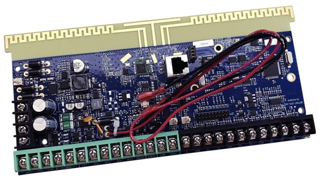 CADDX NXG-9-RF-BO 8-ZONE CENTER BOARD WITH BUILT-IN 433 MHz RECEIVER