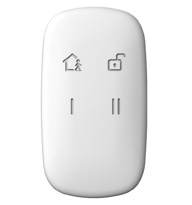 AX PRO DS-PKF1-WE White Wireless Remote Control with 4 Buttons
