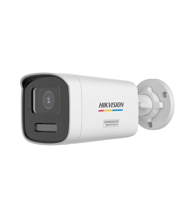 HIKVISION DS-2CE12UF3T-LSYE(2.8mm) Αναλογική κάμερα bullet ανάλυσης 8MP, φακός 2.8 mm, Smart Hybrid Light, ColorVu, με μικρόφωνο.