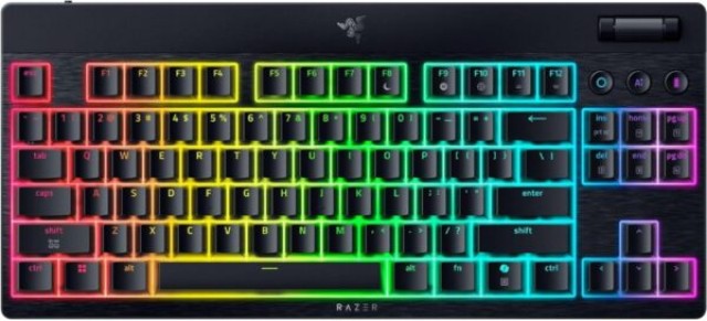 Razer BlackWidow V4 Low Profile Tenkeyless HyperSpeed - Wireless RGB Keyboard - Yellow Switch
