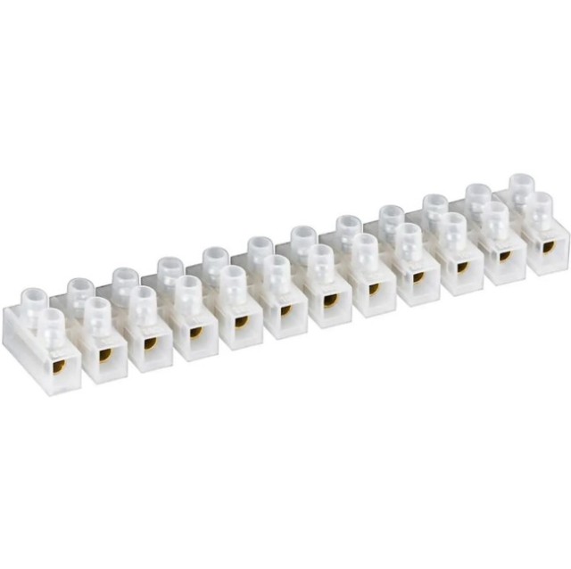 ΚΛΕΜΑ ΗΛΕΚΤΡΟΛΟΓΙΚΗ ΠΟΛΥΠΡΟΠΥΛΕΝΙΟΥ 12P 10mm² 85° ΛΕΥΚΗ ΟΡΕΙΧΑΛΚΟΥ PA14P HVP (02.024.0155)