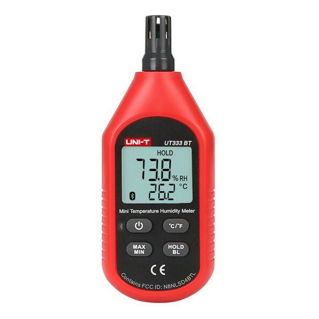 UNI-T digital thermometer & hygrometer UT333BT, Bluetooth