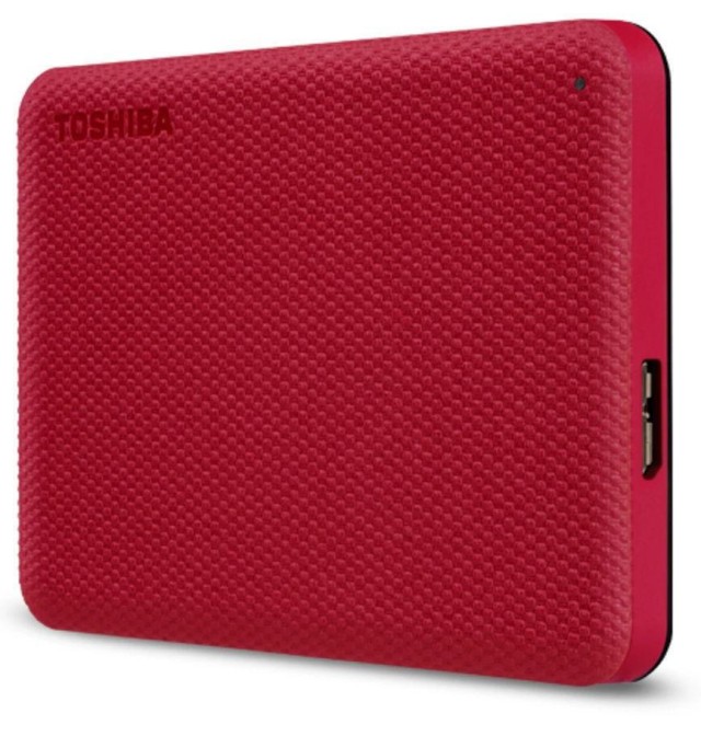 Toshiba Canvio Advance 1TB USB 3.2 Εξωτερικός HDD Κόκκινος