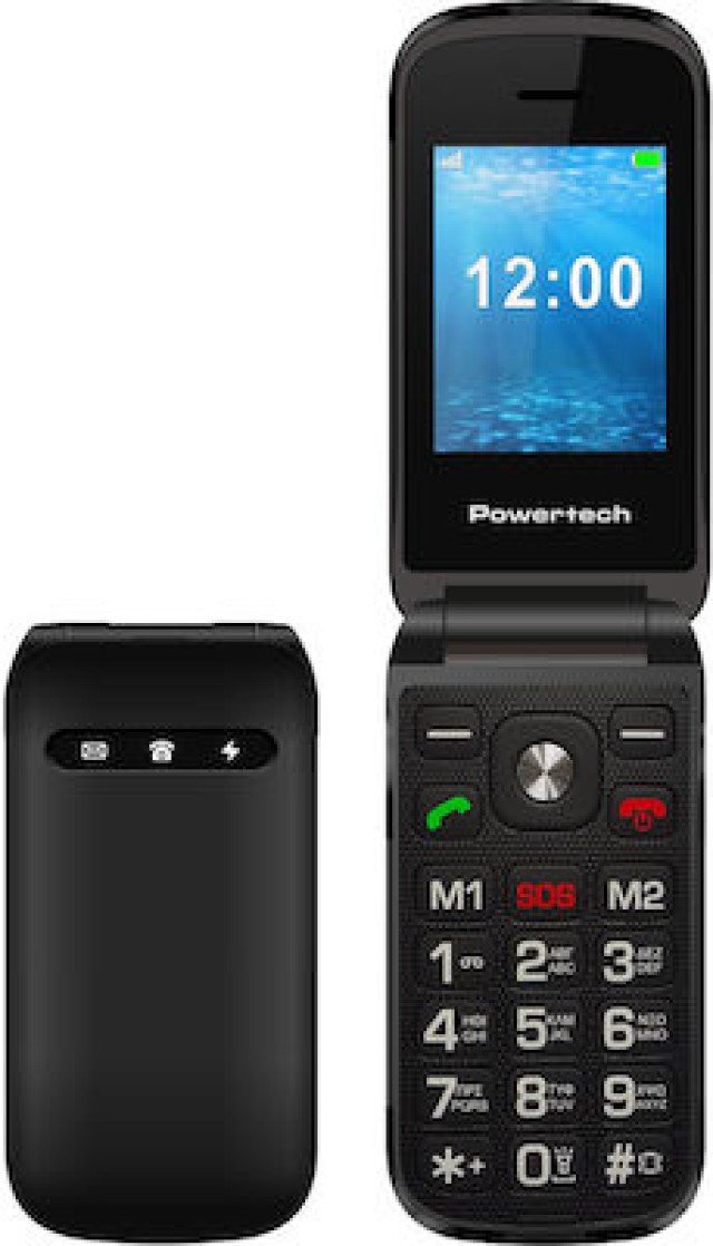 POWERTECH κινητό τηλέφωνο Milly Flip, 2.4