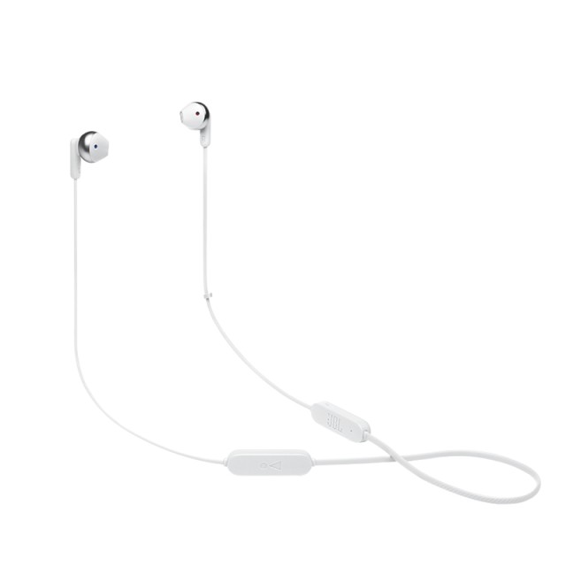 JBL Tune 215 Banda para el cuello con auriculares Bluetooth, blanco