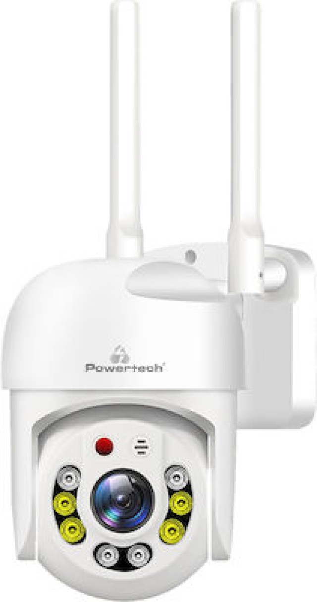 POWERTECH smart κάμερα PT-1144, 2MP, Wi-Fi, PTZ, IP65