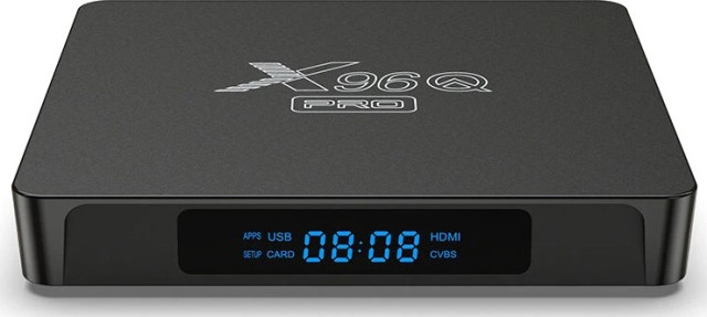 Smart TV Box X96Q-PRO, 4K, H313, 2 GB/16 GB, Wi-Fi 2.4/5 GHz, Android 10
