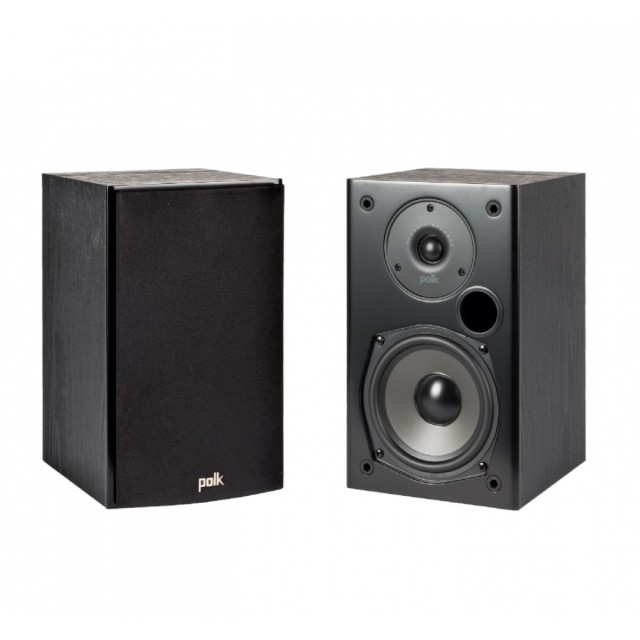 Polk Audio T15 Ηχεία Βιβλιοθήκης Black (Ζεύγος)