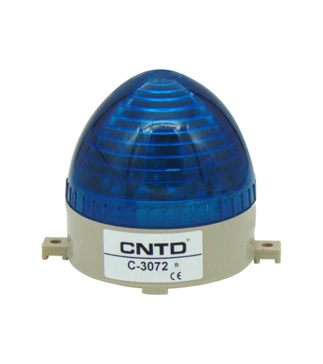 ΦΑΡΟΣ LED STROBE 12-230VAC/DC 85Χ75mm ΜΠΛΕ C-3072 CNTD 03.024.0135
