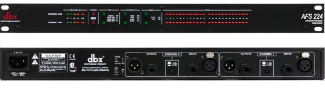 DBX, AFS 224,feedback processor
