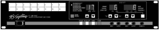 AUDIO CROSSPOINT SWITCHER - AM-16/B
