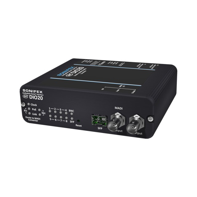 Dante to MADI AES3 64 Chan IO Converter - AVN-DIO20