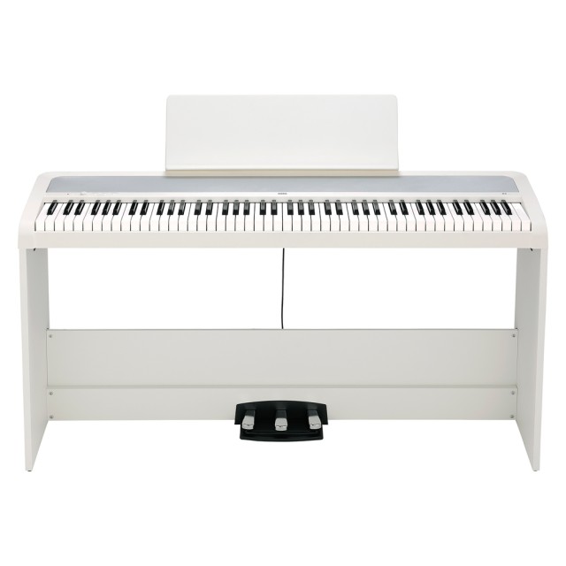 PIANO DIGITAL 88 TECLAS CON BASE DE SOPORTE Y 3 CABALLOS - B2SP-WH