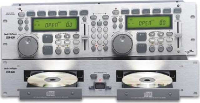 OMNITRONIC CDP-820 DOUBLE CD PLAYER