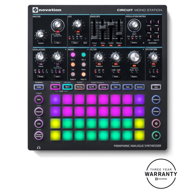 PARAPHONIC  SYNTH MODULE - CIRCUIT MONO STATION