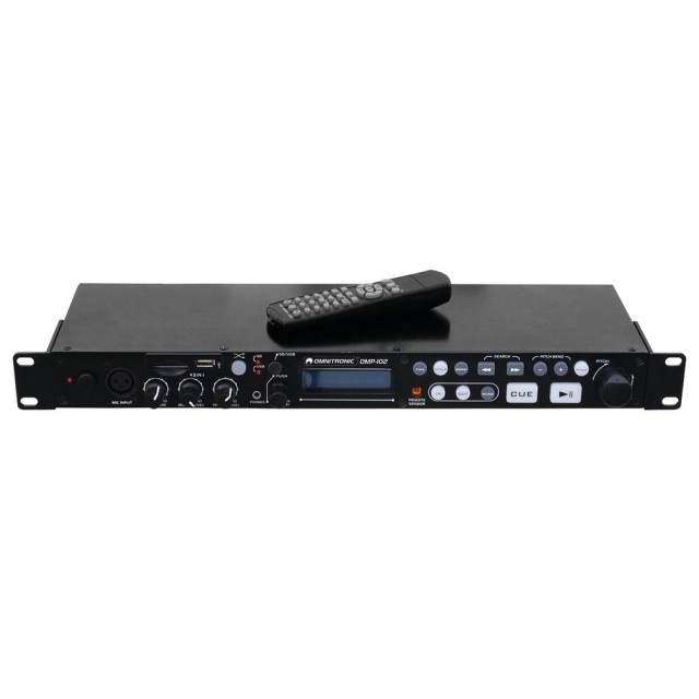 OMNITRONIC USB/SD CARD PLAYER RACK MOUNTABLE - DMP-102