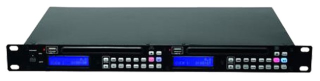USB/SD CARD PLAYER (DUAL) RACK MOUNTABLE - DMP-202
