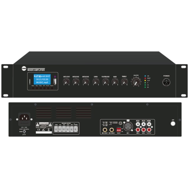 CMX AUDIO 240W 19''ενισχυτής-μείκτης με USB/Bluetooth/ FM - EA-240A